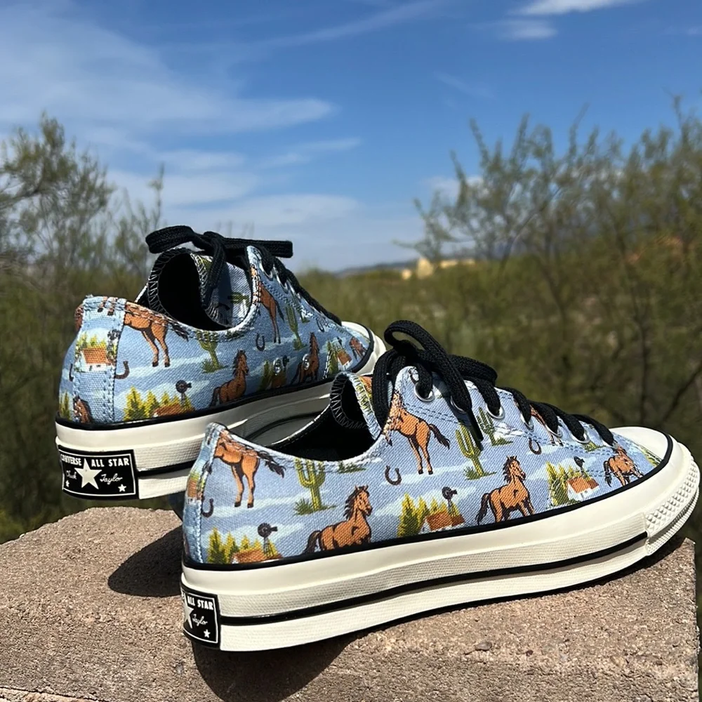New Western Washed Chuck 70 OX Converse Low Top Sneakers - Picture 3 of 17